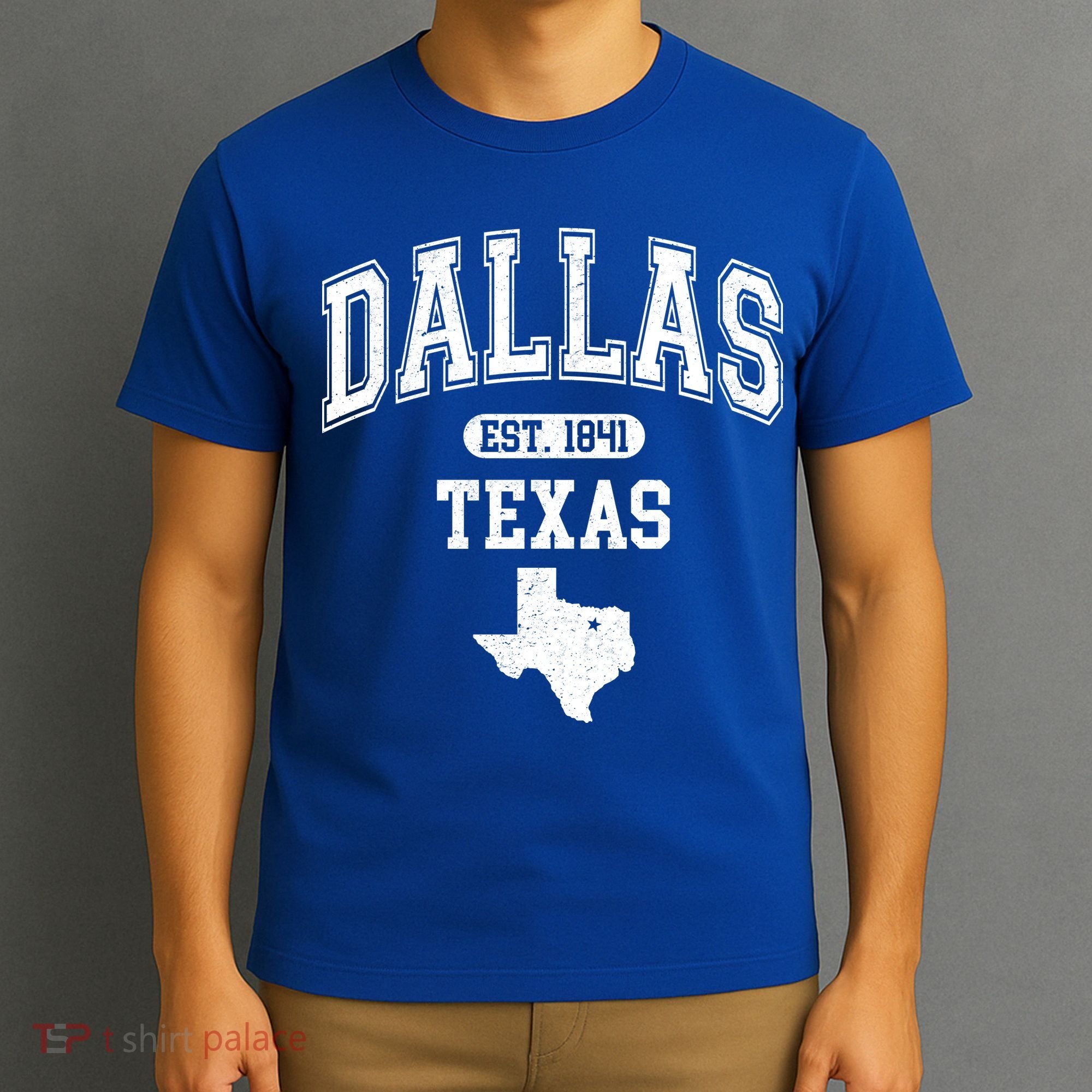 Dallas Texas Est 1841 Varsity T-Shirt