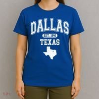 Dallas Texas Est 1841 Varsity T-Shirt thumb 4