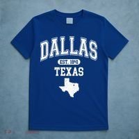 Dallas Texas Est 1841 Varsity T-Shirt thumb 5