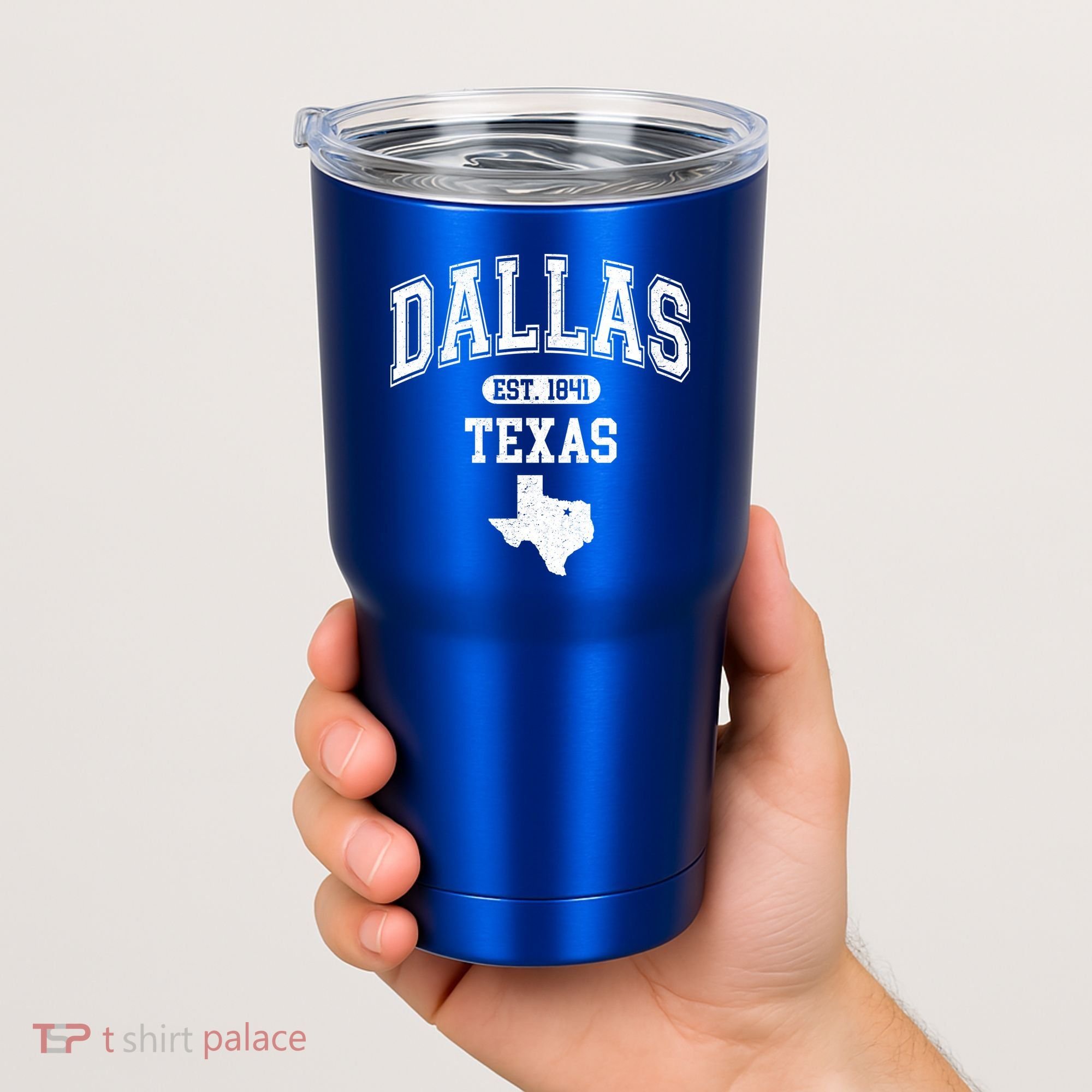 Dallas Texas Est 1841 Varsity Tumbler
