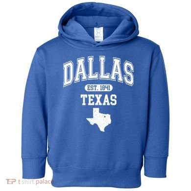Dallas Texas Est 1841 Varsity Toddler Hoodie