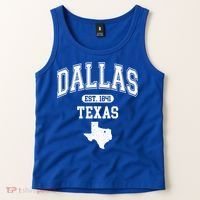 Dallas Texas Est 1841 Varsity Tank Top thumb 2