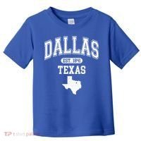 Dallas Texas Est 1841 Varsity Toddler T-Shirt thumb 0