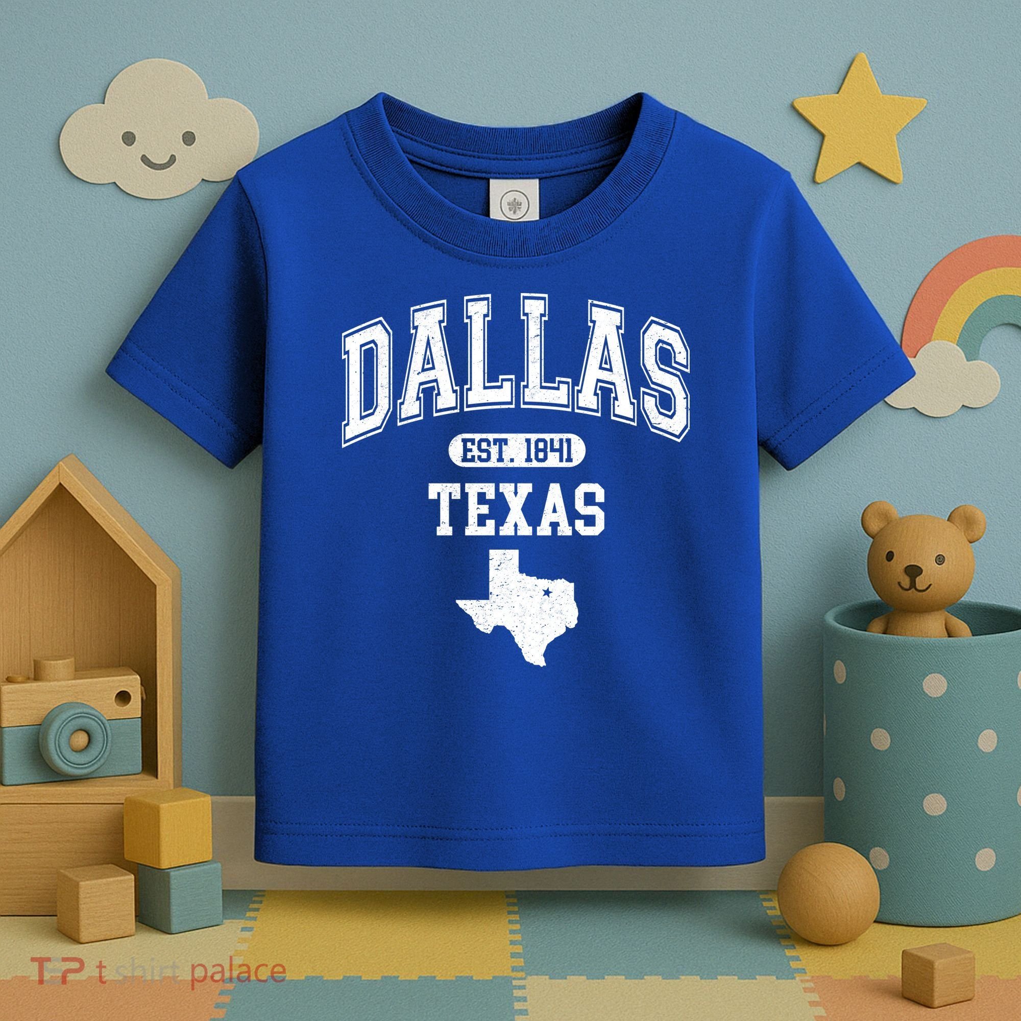 Dallas Texas Est 1841 Varsity Toddler T-Shirt