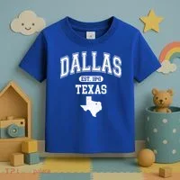 Dallas Texas Est 1841 Varsity Toddler T-Shirt thumb 3