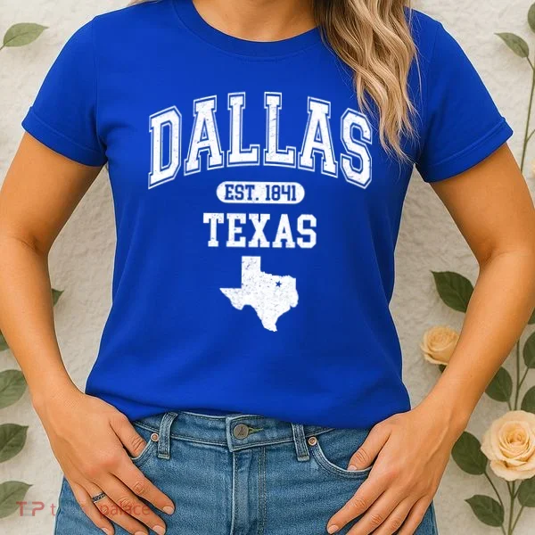 Dallas Texas Est 1841 Varsity Women's T-Shirt