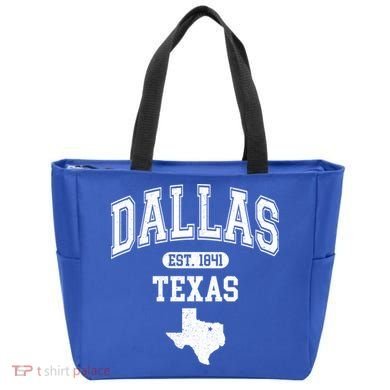 Dallas Texas Est 1841 Varsity Tote Bag