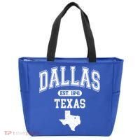 Dallas Texas Est 1841 Varsity Tote Bag thumb 0