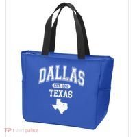 Dallas Texas Est 1841 Varsity Tote Bag thumb 3