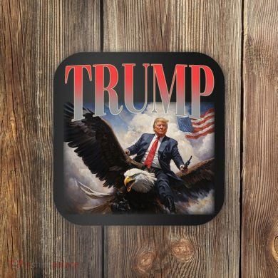 Donald Trump Eagle Usa Maga Coaster