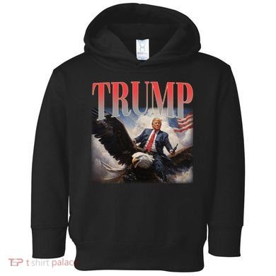 Donald Trump Eagle Usa Maga Toddler Hoodie
