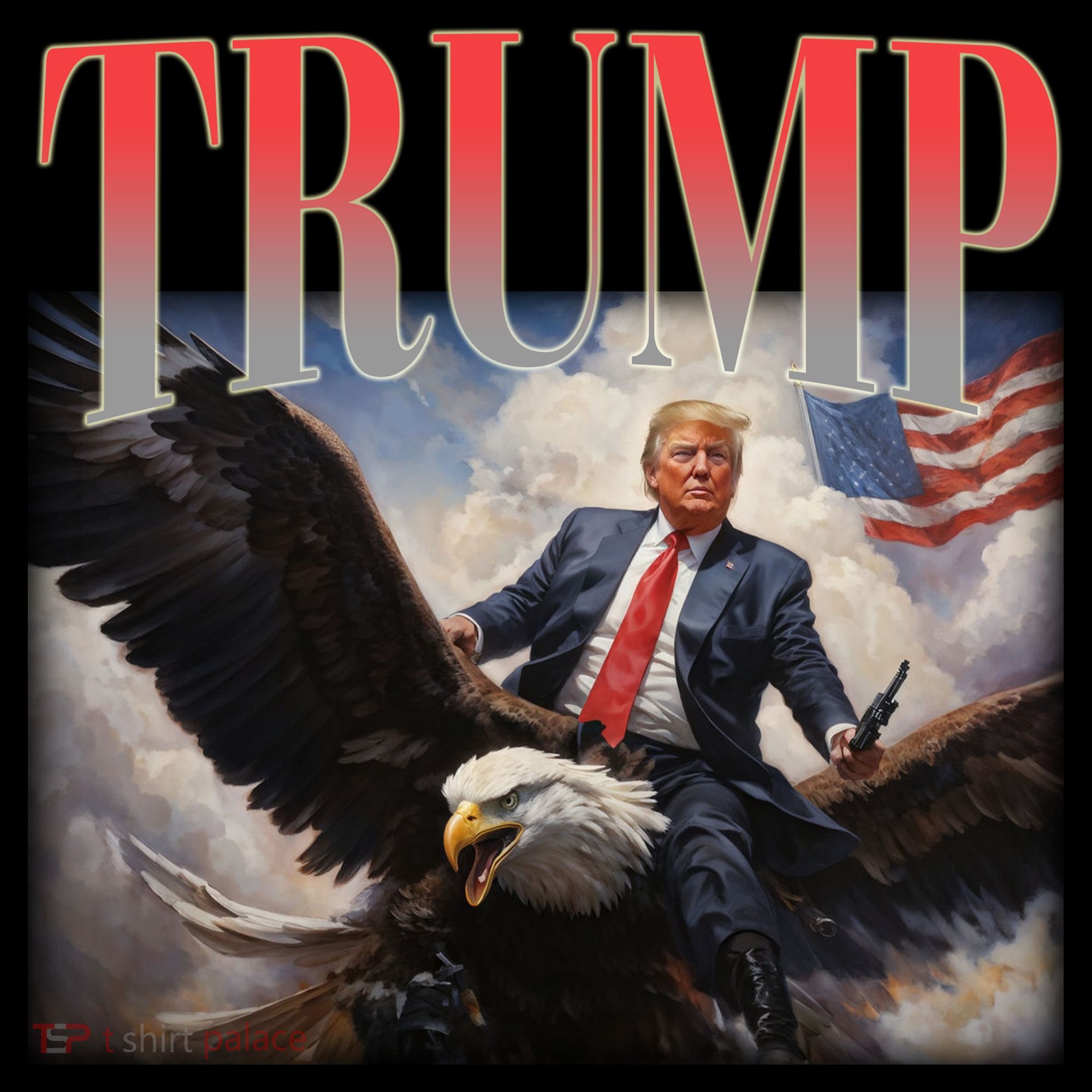 Donald Trump Eagle Usa Maga Tote Bag