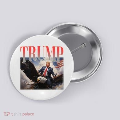 Donald Trump Eagle Usa Maga Button