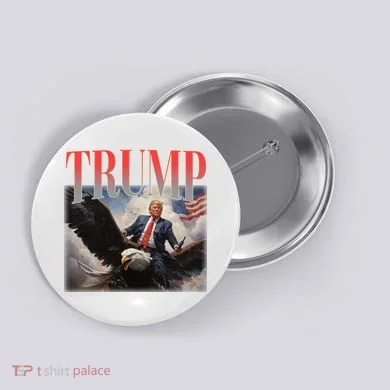 Donald Trump Eagle Usa Maga Button