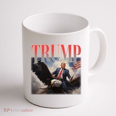 Donald Trump Eagle Usa Maga Coffee Mug back