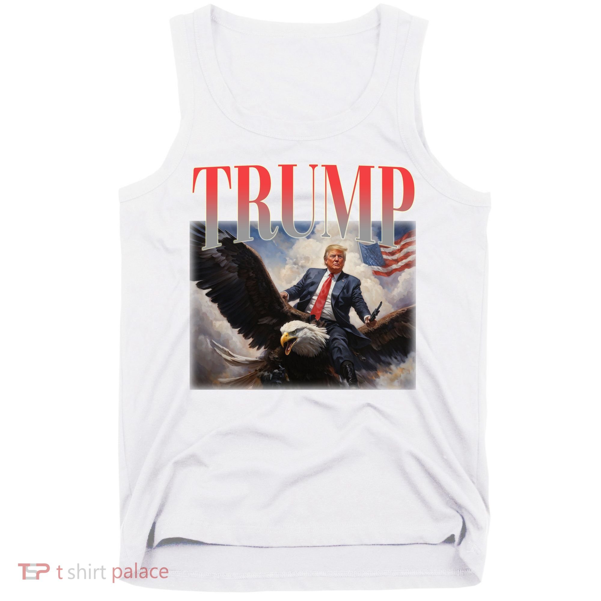 Donald Trump Eagle Usa Maga Tank Top