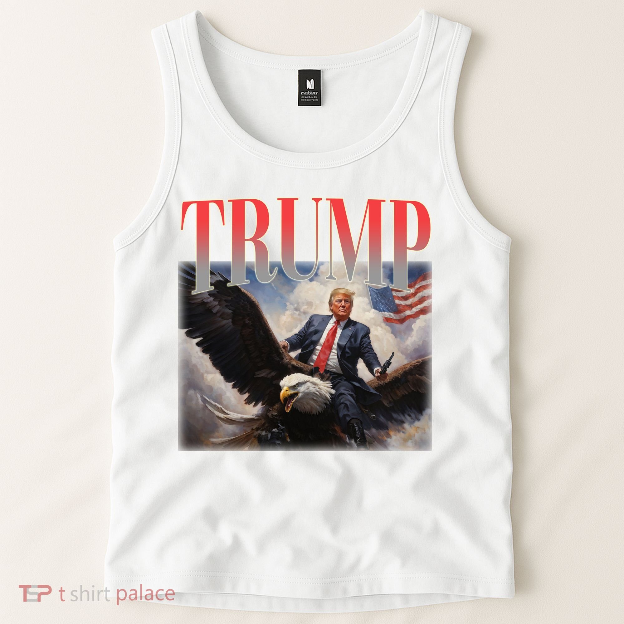 Donald Trump Eagle Usa Maga Tank Top