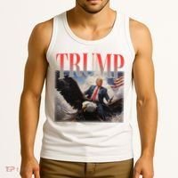 Donald Trump Eagle Usa Maga Tank Top thumb 3
