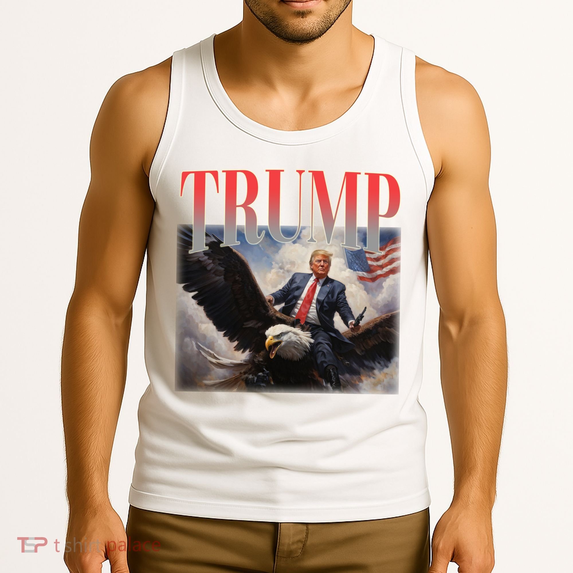 Donald Trump Eagle Usa Maga Tank Top