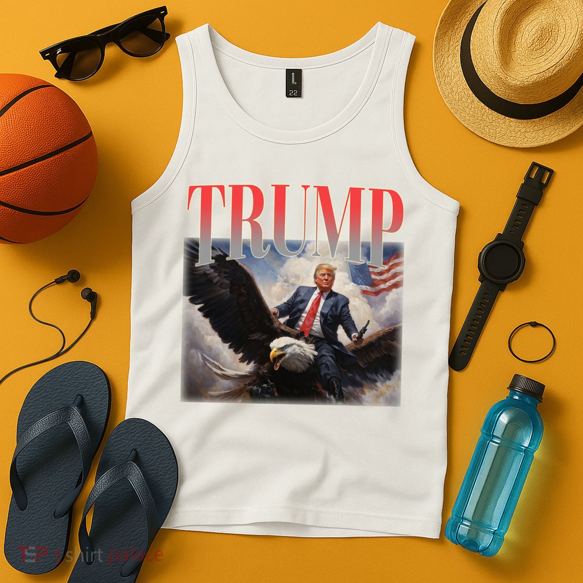 Donald Trump Eagle Usa Maga Tank Top