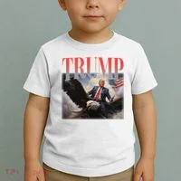 Donald Trump Eagle Usa Maga Toddler T-Shirt thumb 2