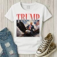 Donald Trump Eagle Usa Maga Women's T-Shirt thumb 3