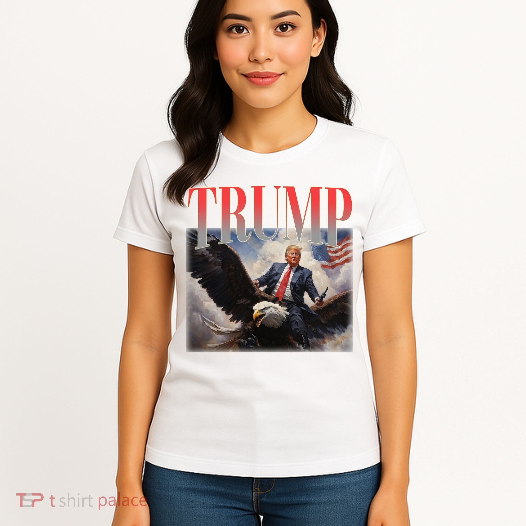 Donald Trump Eagle Usa Maga Women's T-Shirt