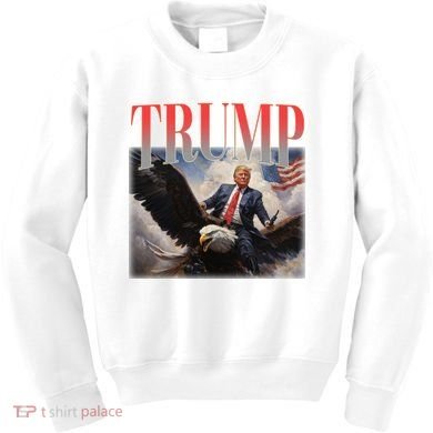 Donald Trump Eagle Usa Maga Kids Sweatshirt