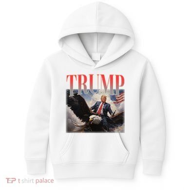 Donald Trump Eagle Usa Maga Kids Hoodie