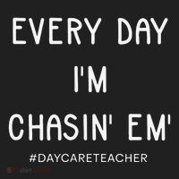 Daycare Teacher Every Day I'm Chasin Em Beanie thumb 2