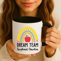 Dream Team Exceptional Education Gift For Teacher Coffee Mug thumb 3