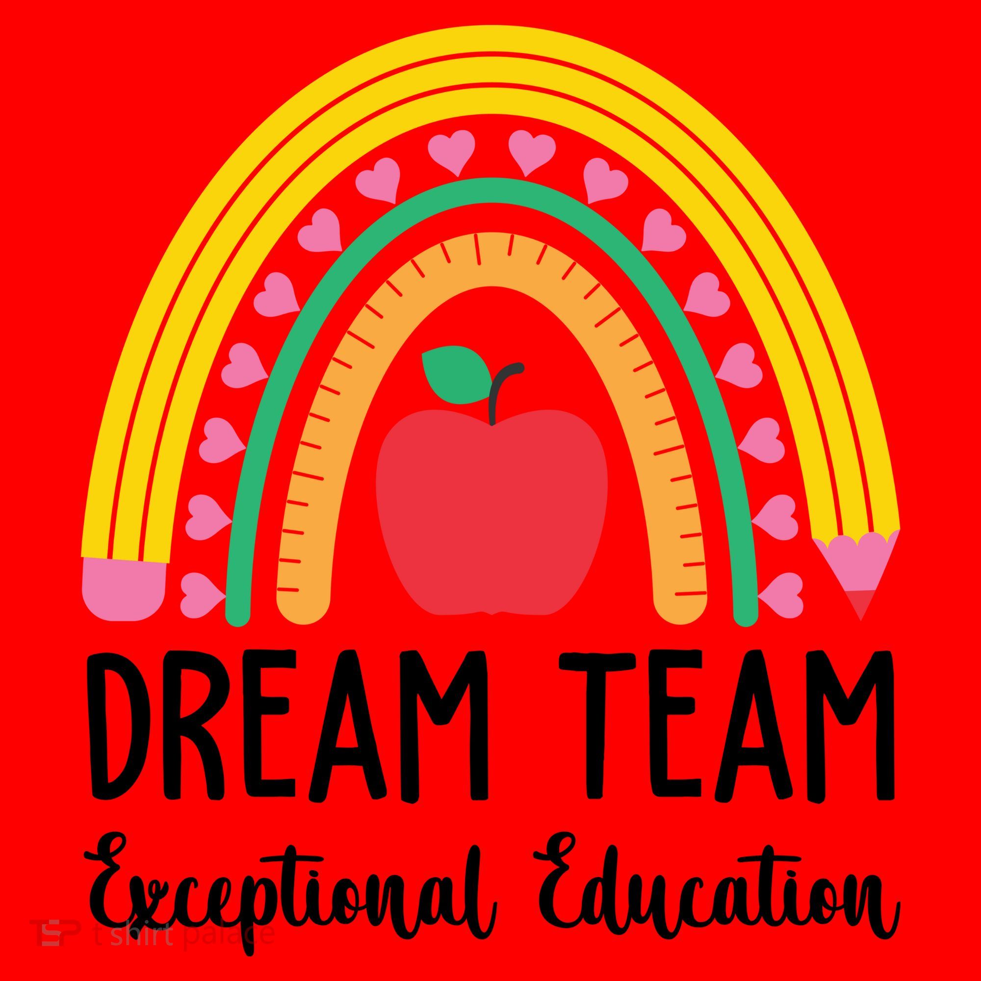 Dream Team Exceptional Education Gift For Teacher Santa Hat