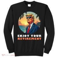 Donald Trump Enjoy Your Retirement Retiree Retired Trump Sweatshirt thumb 0