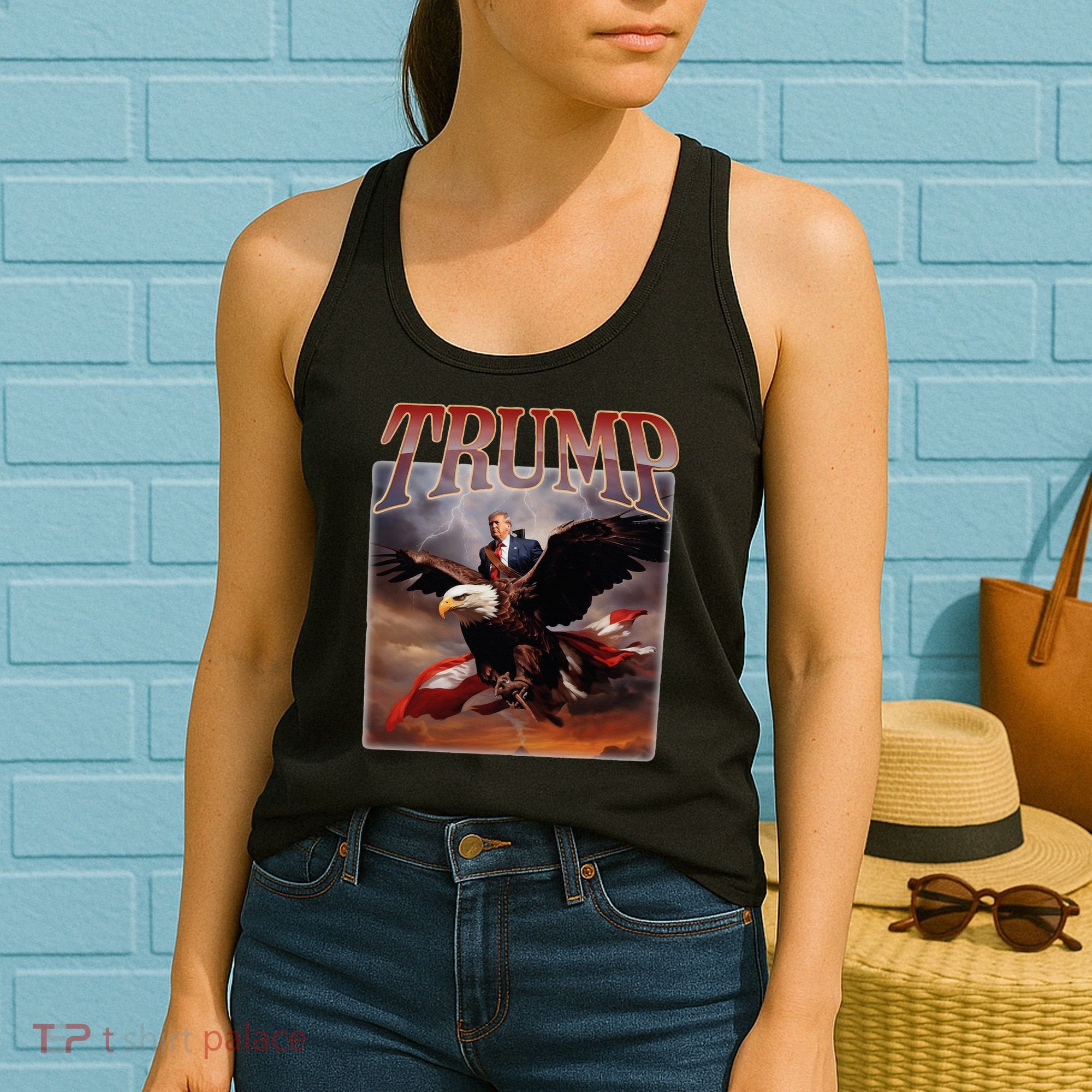 Donald Trump Eagle Usa President Women's Tank Top