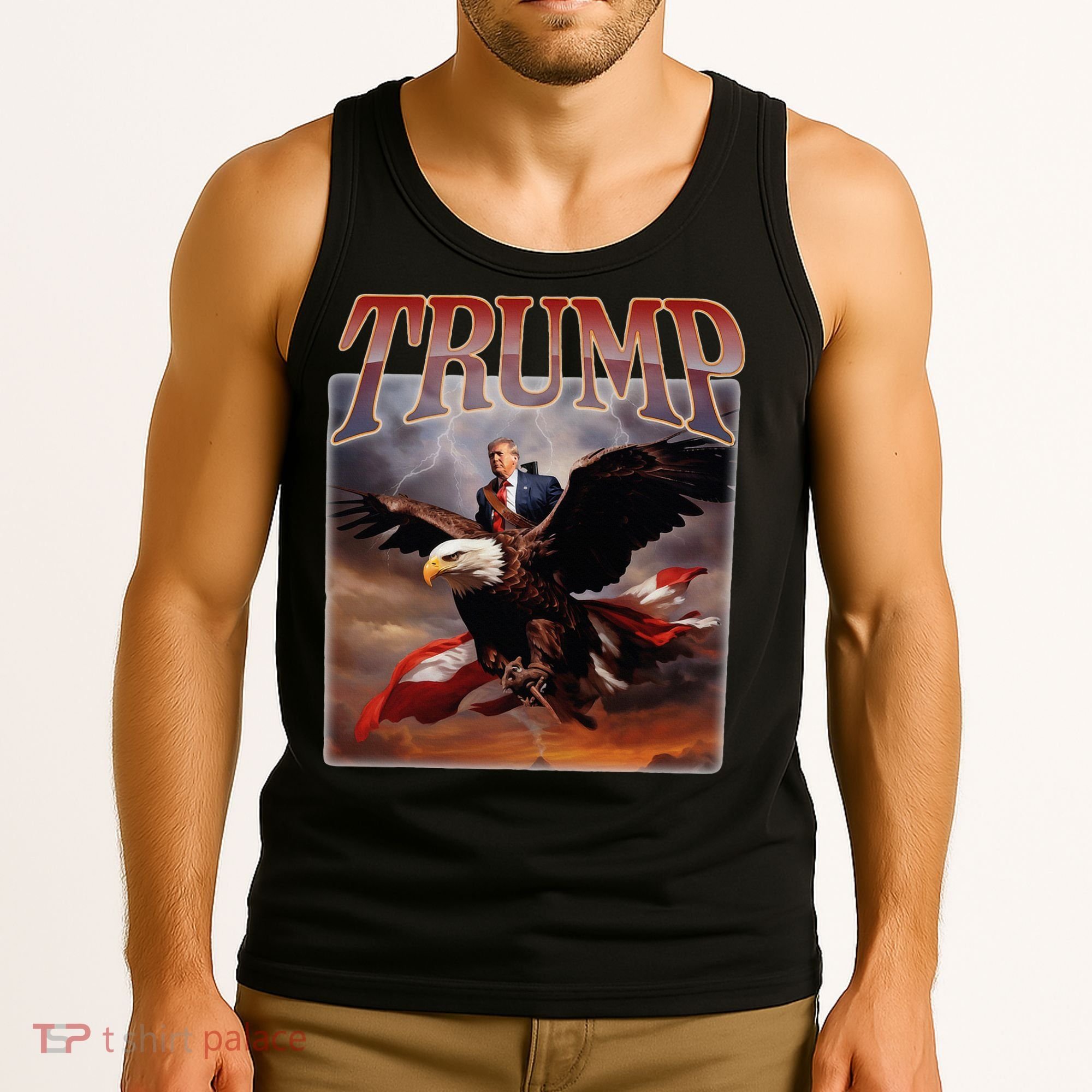Donald Trump Eagle Usa President Tank Top