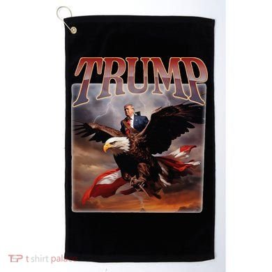 Donald Trump Eagle Usa President Golf Towel