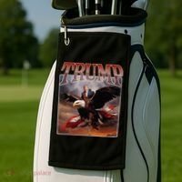 Donald Trump Eagle Usa President Golf Towel thumb 2