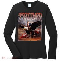 Donald Trump Eagle Usa President Women's Long Sleeve Shirt thumb 0