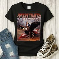 Donald Trump Eagle Usa President Women's T-Shirt thumb 3