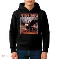 Donald Trump Eagle Usa President Kids Hoodie thumb 4