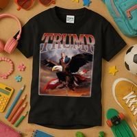 Donald Trump Eagle Usa President Kids T-Shirt thumb 3