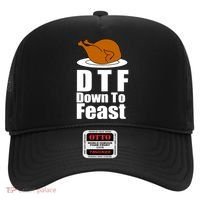 DTF Down To Feast Funny Thanksgiving Hat thumb 0