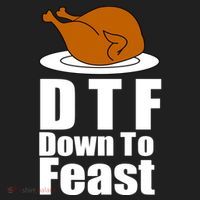 DTF Down To Feast Funny Thanksgiving Hat thumb 2