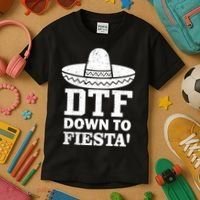DTF Down To Fiesta Kids T-Shirt thumb 3