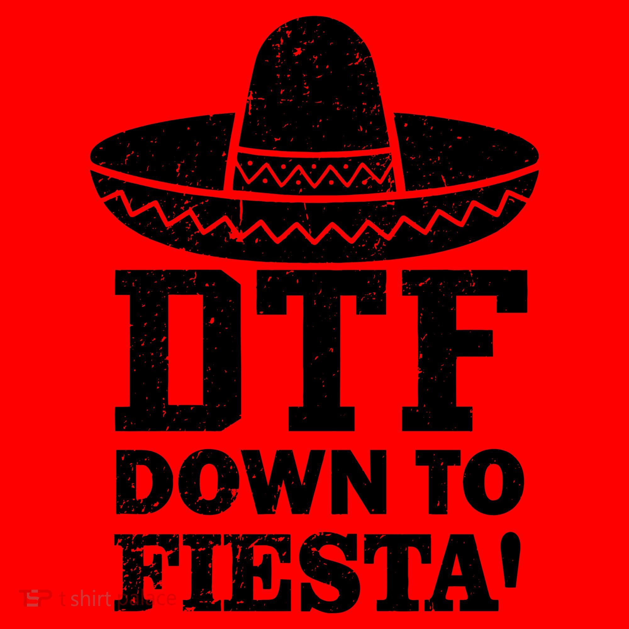 DTF Down To Fiesta Santa Hat