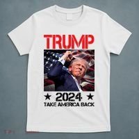 Donald Trump Fist Pump Take America Back 2024 Usa T-Shirt thumb 5
