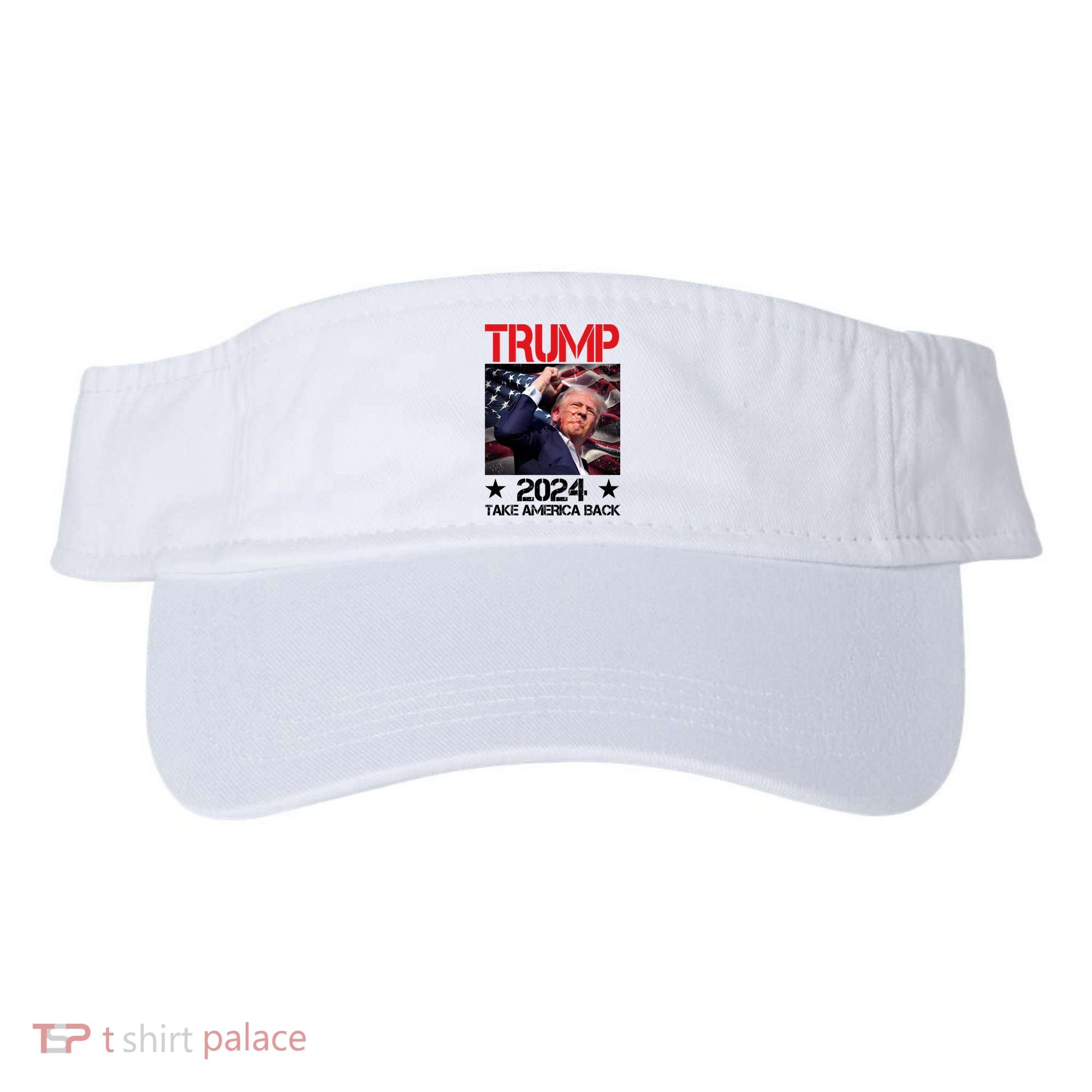 Donald Trump Fist Pump Take America Back 2024 Usa Visor