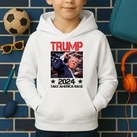 Donald Trump Fist Pump Take America Back 2024 Usa Kids Hoodie thumb 2