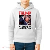 Donald Trump Fist Pump Take America Back 2024 Usa Kids Hoodie thumb 4