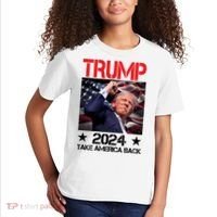 Donald Trump Fist Pump Take America Back 2024 Usa Kids T-Shirt thumb 2